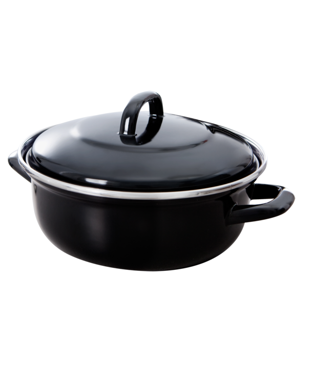 BK Fortalit braadpan 26 cm zwart/blauw 3  ltr