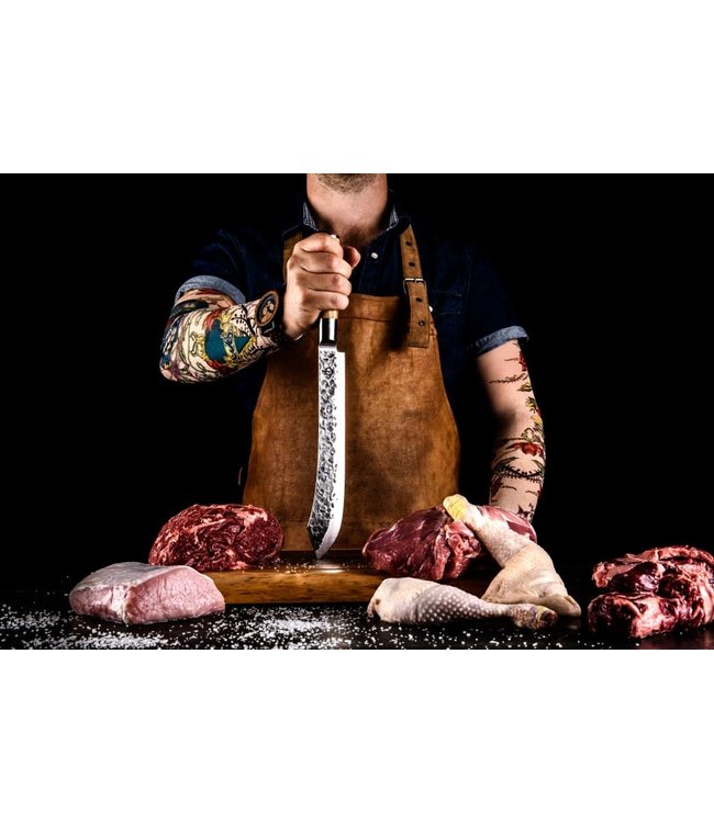 Laguiole Olive Butcher knife/slagersmes