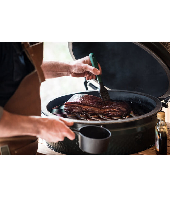 Big Green Egg Big Green Egg Cast Iron Sauce Pot  with brush