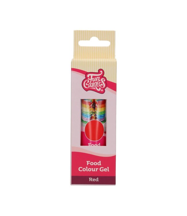 Funcakes kleurstof gel rood 30 gr.