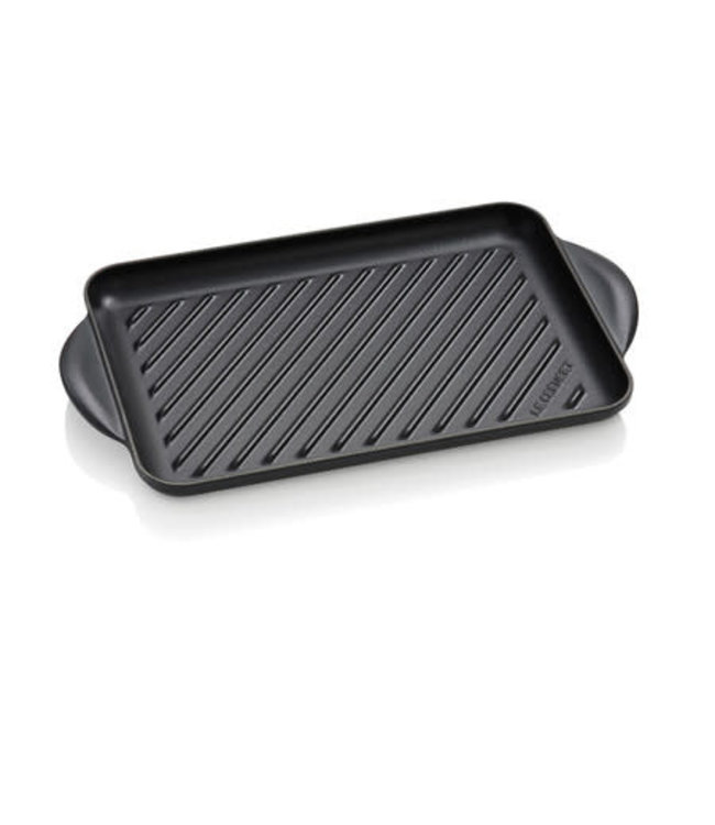 Le Creuset rechthoekige grill 32 cm mat zwart