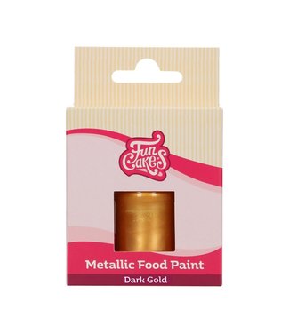 Funcakes Funcakes eetbare metallic verf donker goud 30ml