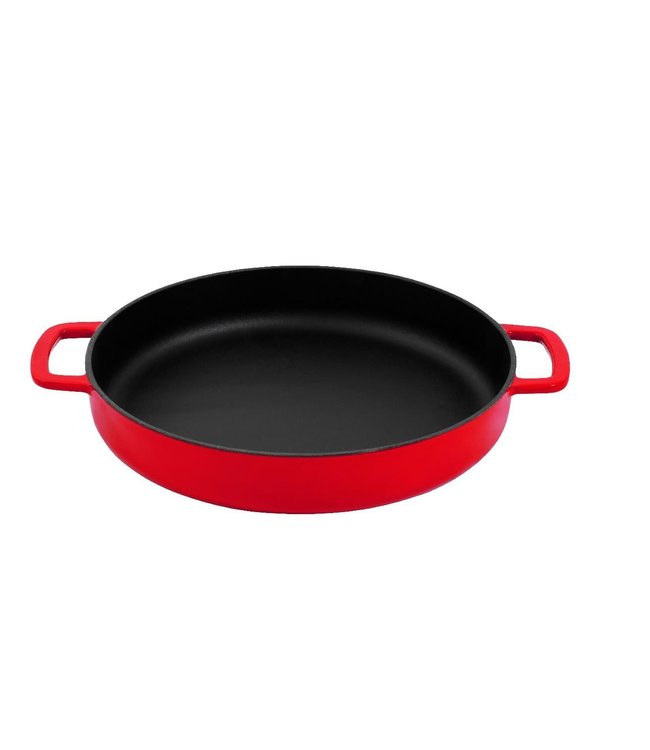 Combekk skillet gietijzer 24 cm rood