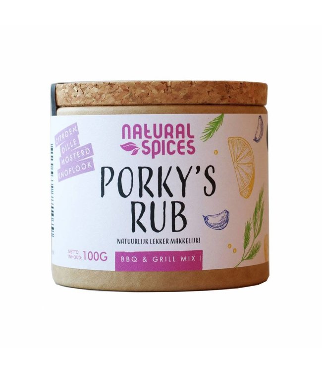 NATURAL SPICES porky's rub chief 100 gram