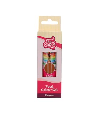 Funcakes Funcakes kleurstof gel bruin 30 gr.