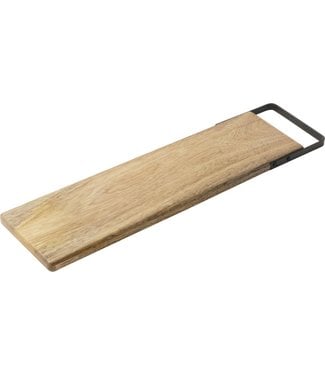 Gusta Gusta Serveerplank mangohout met hendel 50x13cm