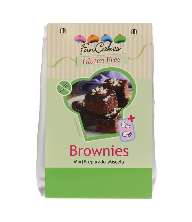 Funcakes Funcakes brownies glutenvrij 500 gr.