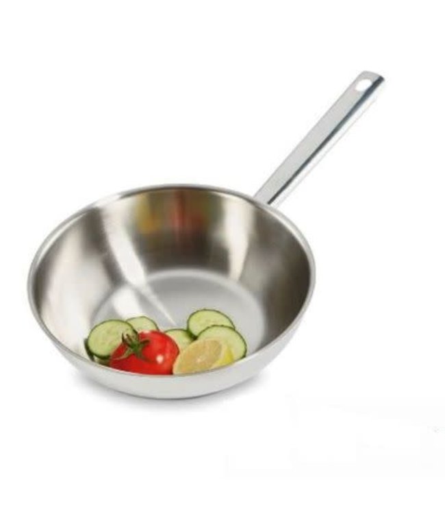 Habonne Avance wok met steel 24 cm rvs