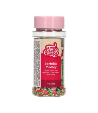 Funcakes Funcakes Sprinkle Christmas 180 gram