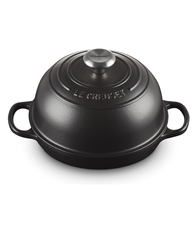 Le Creuset Le Creuset ronde braadpan/ broodpan brood Signature zwart