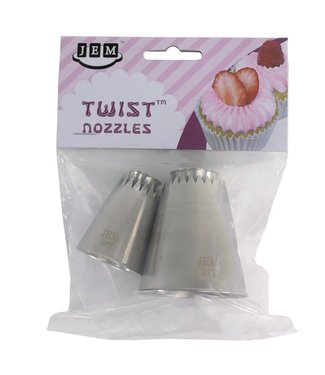 Jem JEM spuitmond Twist  sultan style  set 2 st.