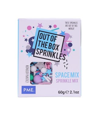 Funcakes PME Out of the Box sprinkles Space 60 gram