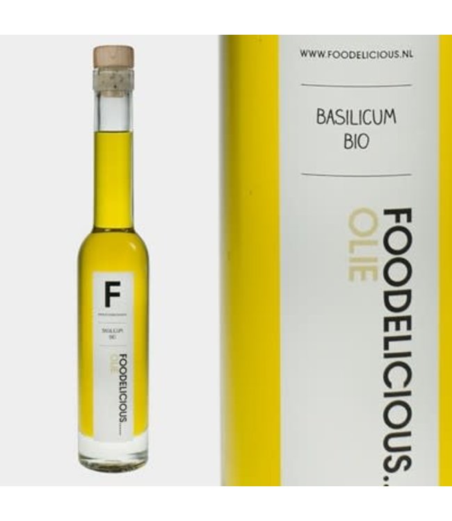 Foodelicious Foodelicious basilicum olie 225ml