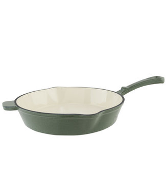 cosy & trendy Cosy & Trendy  gietijzeren skillet glansgroen 22 cm