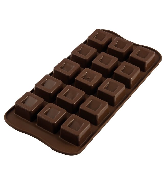 Silikomart Silikomart siliconen mal chocolade bonbons Cubo