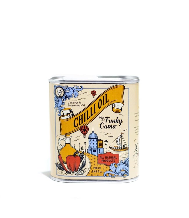 Funky Ouma Chilli Oil 250ml Tin