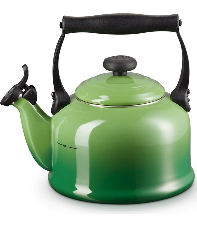 Le Creuset fluitketel Tradition Bamboo groen 2.1 ltr