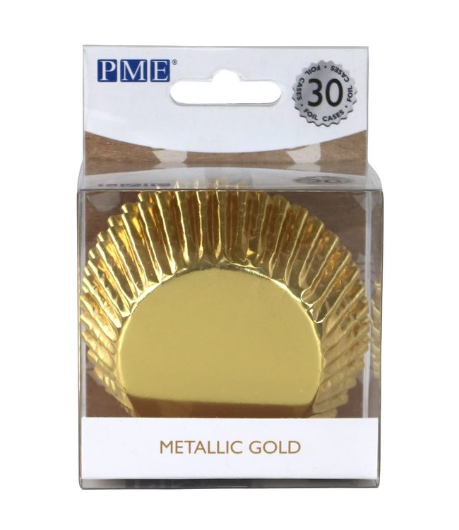 PME baking cups Gold metallic 30 st.