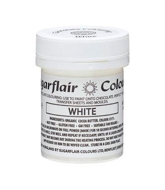 Sugarflair Sugarflair chocolate colour white 35 gr.