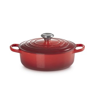 Le Creuset Le Creuset lage braadpan/ risotto pan 24 cm Cerise/ kersenrood