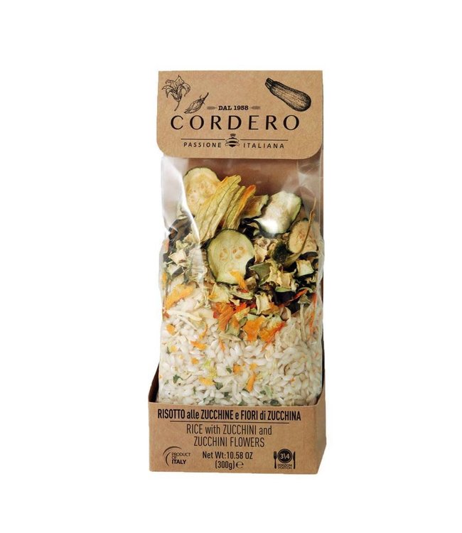 Cordero Cordero Risotto met courgettebloemen  300 gram