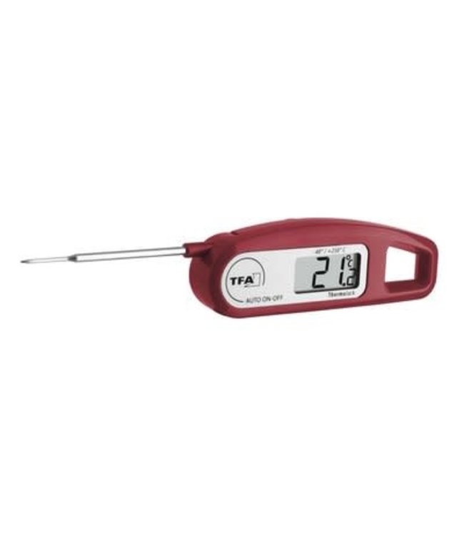 TFA TFA Inklapbare insteekthermometer zwart