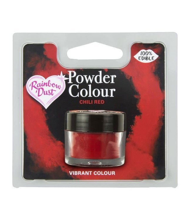 Rainbowdust Rainbow Dust  Powder Colour Red - Chili Red