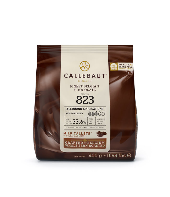 Callebaut Callebaut Chocolade Callets  Melk 400 gram