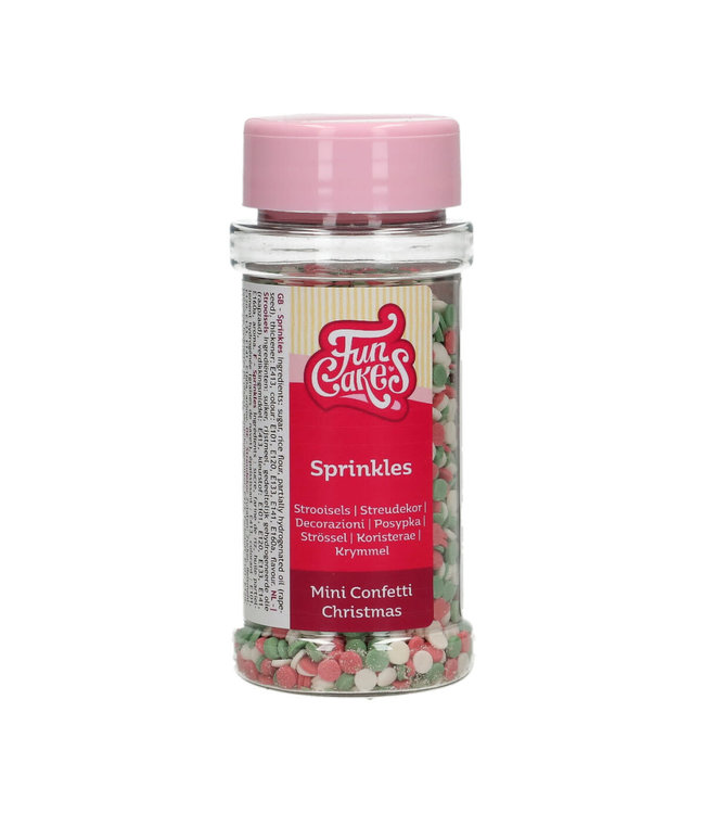 Funcakes FunCakes Sprinkles  Mini Confetti Kerst 60 g