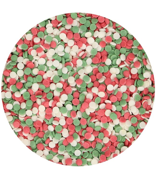 Funcakes FunCakes Sprinkles  Mini Confetti Kerst 60 g