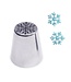 Scrapcooking Nozzle snow flake spuitmondje