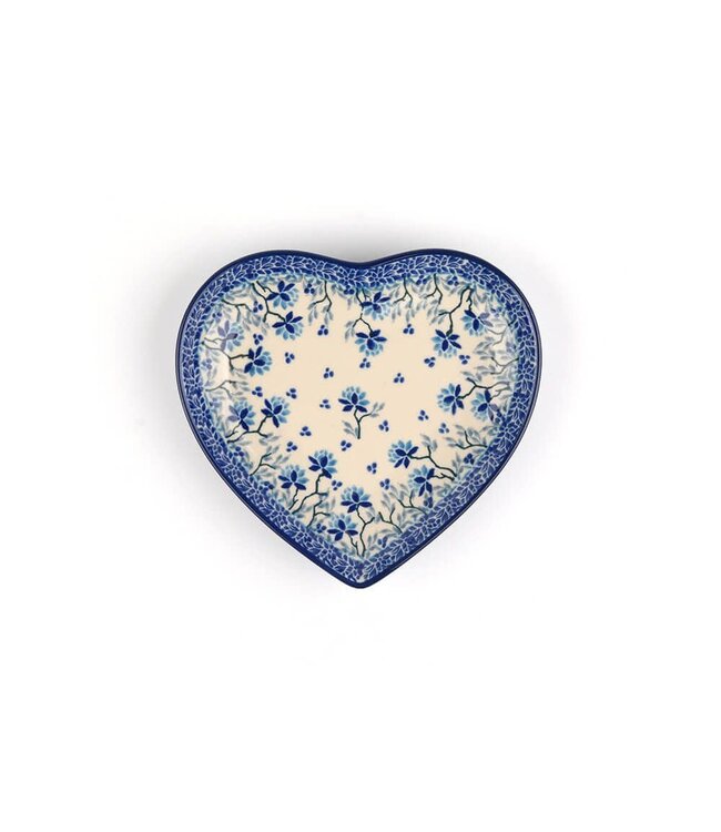 Bunzlau Castle bord/ hartvormige schaal Medium Daydream