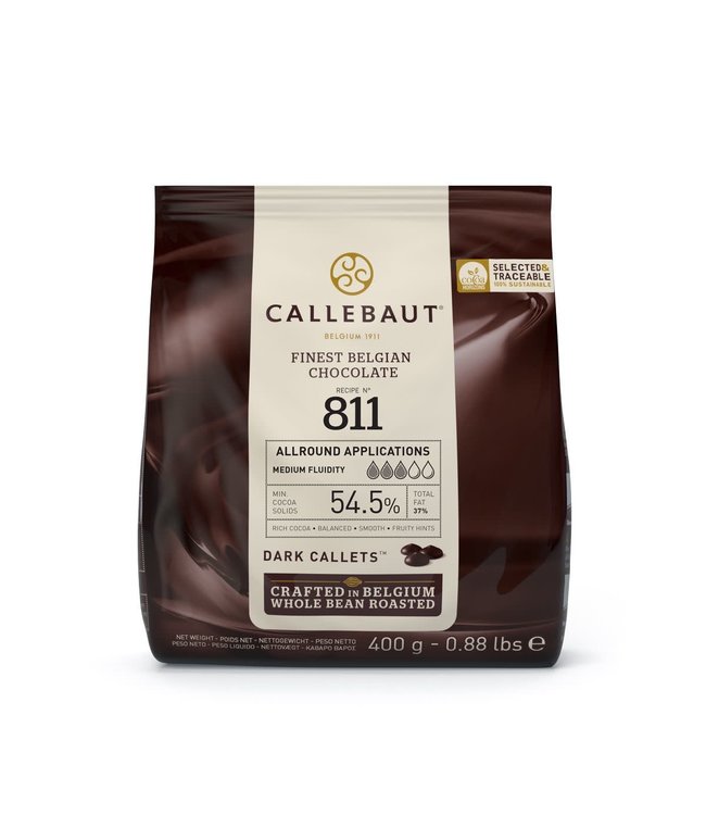 Callebaut Callebaut Chocolade Callets -Puur- 400g