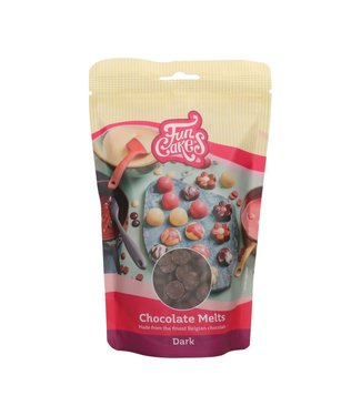 Funcakes Funcakes chocolade melts puur 350 gr.