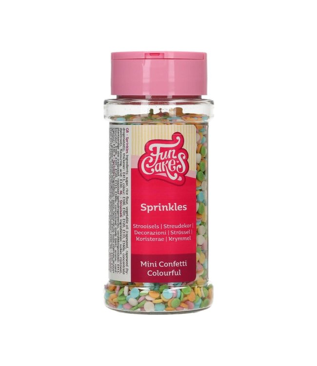 Funcakes FunCakes Sprinkles Mini Confetti Colourful 60 g