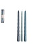 Gusta Gusta Swirl dinerkaarsen blauw set 3 stuks