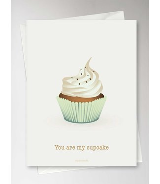 Vissevasse Vissevasse You are my cupcake - wenskaart