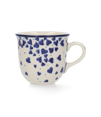 Bunzlau Castle Bunzlau mug Tulip 7.5 cm 200 ml - Hearts