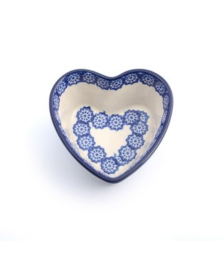 Bunzlau Castle Bunzlau Baking Dish Heart/ hartvormige schaal 160 ml -  Lace