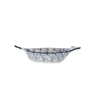 Bunzlau Castle Bunzlau Bowl Fish Shaped/ kom dubbele vis - Blue Olive