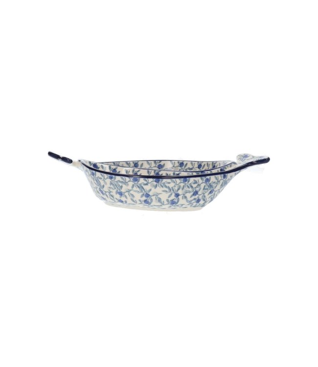 Bunzlau Castle Bunzlau Bowl Fish Shaped/ kom dubbele vis - Blue Olive