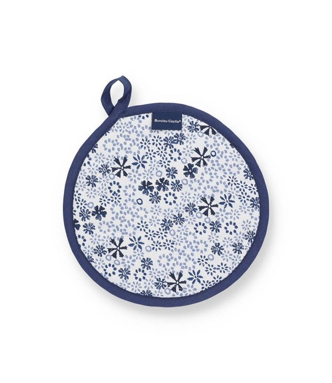 Bunzlau Castle Bunzlau pannenlap/ onderzetter - Indigo lace