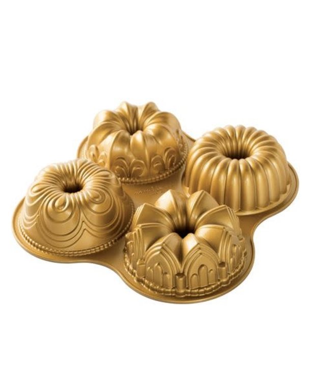 Nordic Ware GOLD Bundt® Quartet Pan
