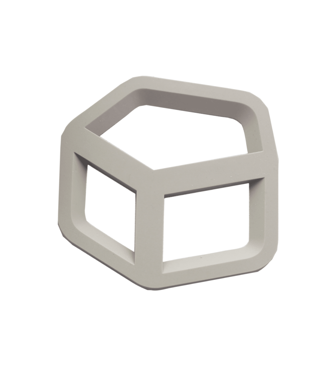 Point-Virgule Point-Virgule 3D panonderzetter siliconen vijfhoek taupe