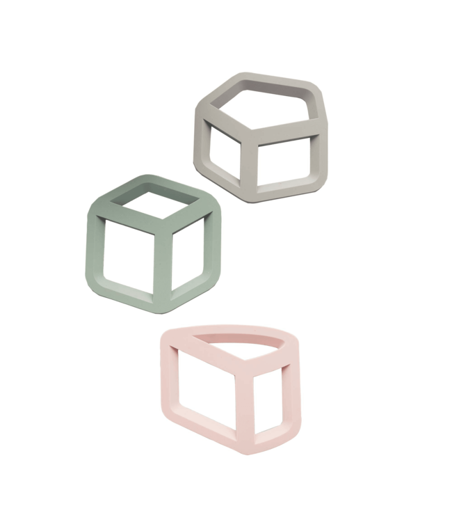 Point-Virgule Point-Virgule 3D panonderzetter siliconen vijfhoek taupe