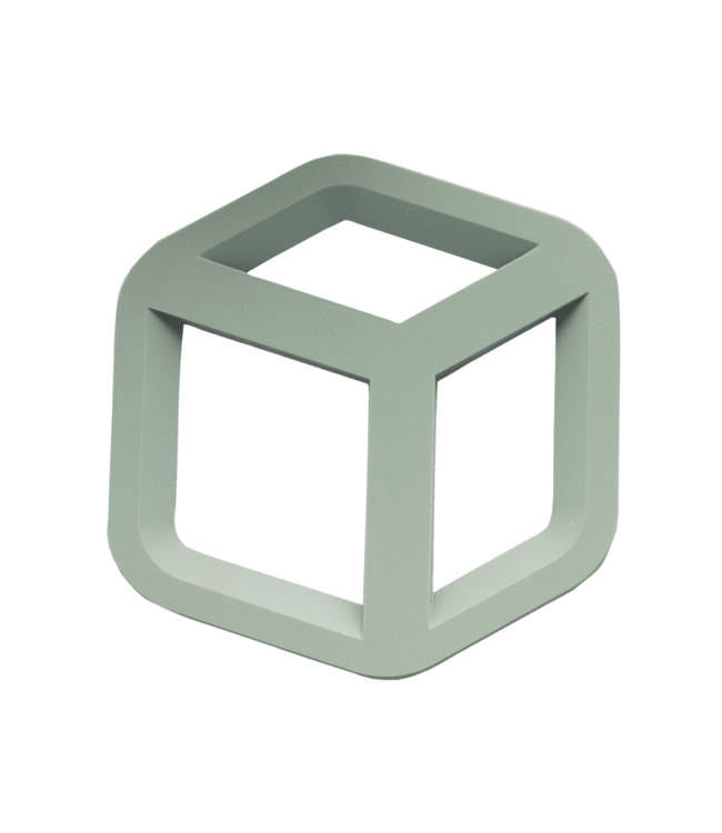 Point-Virgule Point-Virgule 3D panonderzetter siliconen kubus groen