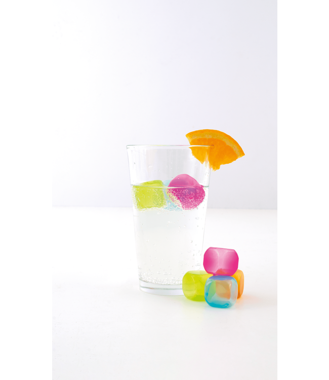 Dotz Dotz set van 20 herbruikbare ijsblokjes vierkant