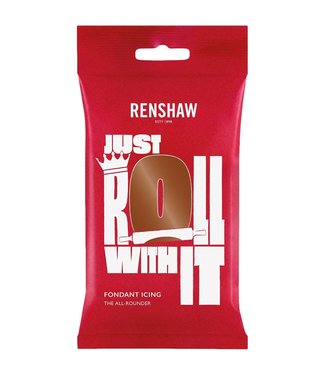 Renshaw Renshaw fondant  teddy Dark Brown bruin 250 gr.
