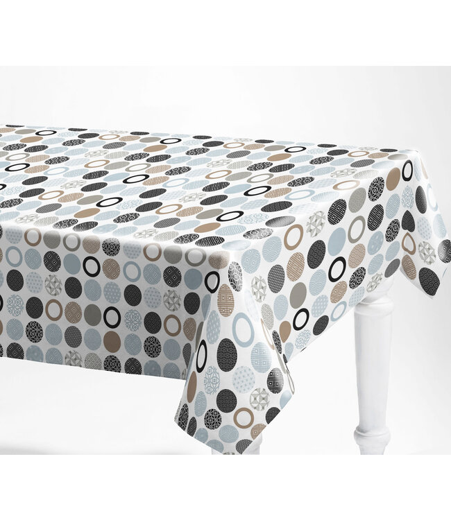 PVC Tafelzeil Bely grijs 1.40 m  breed per 0.5 meter