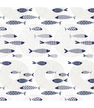 PVC Tafelzeil Fish 1.40 breed per 0.5 meter